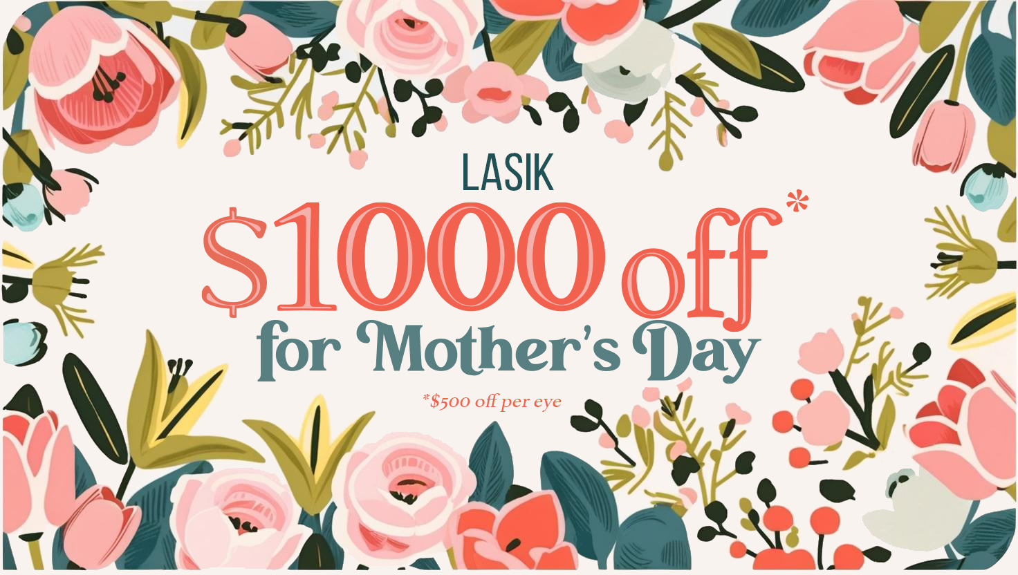 1,000 off LASIK sale