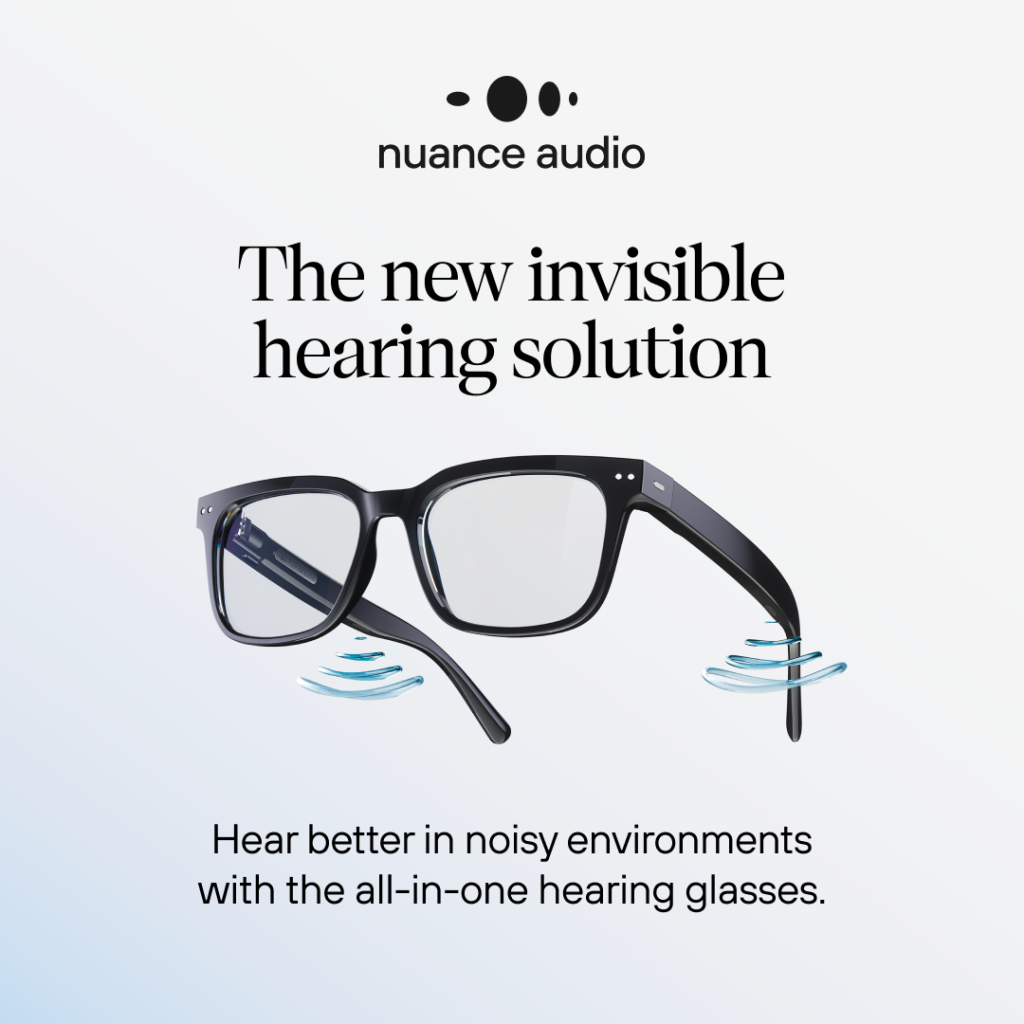 Utah Valley Eye Center Nuance Audio glasses with hearing technology